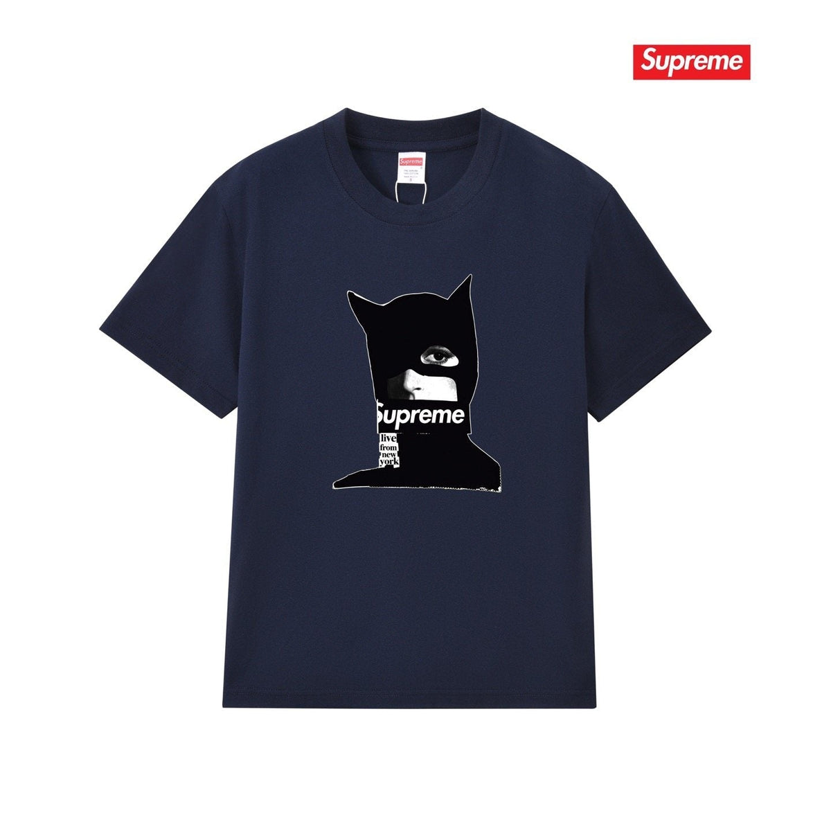 Supreme Cat Graphic Short-Sleeve T-Shirt ¡ª front