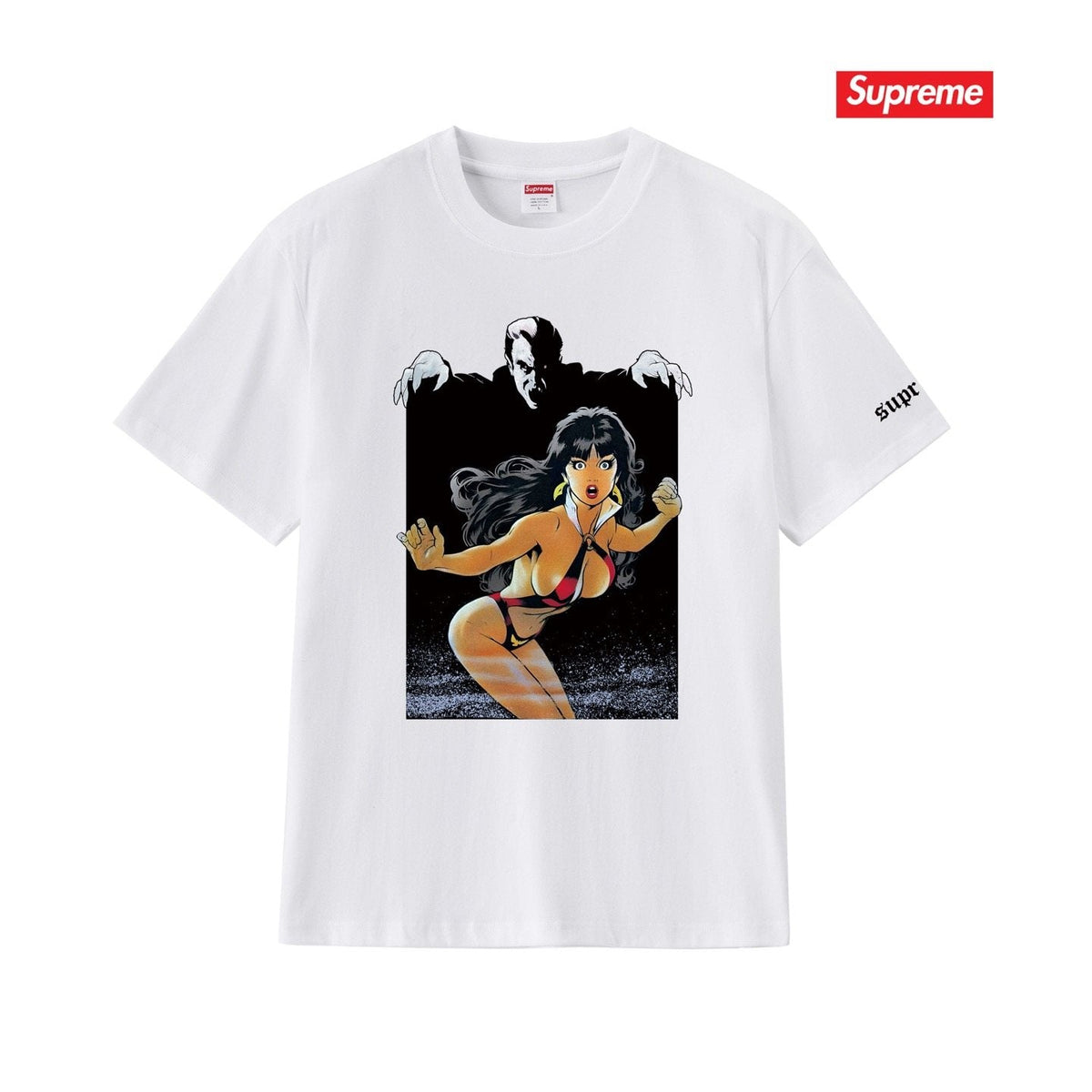Supreme Character Graphic Short-Sleeve T-Shirt ¡ª front