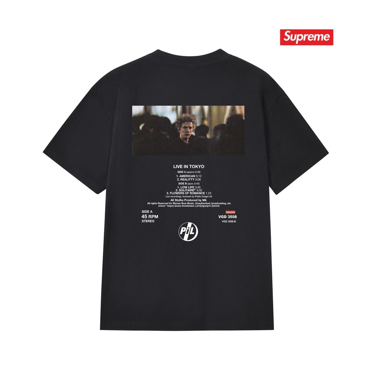 Supreme Live in Tokyo Photo Graphic T-Shirt ¡ª back