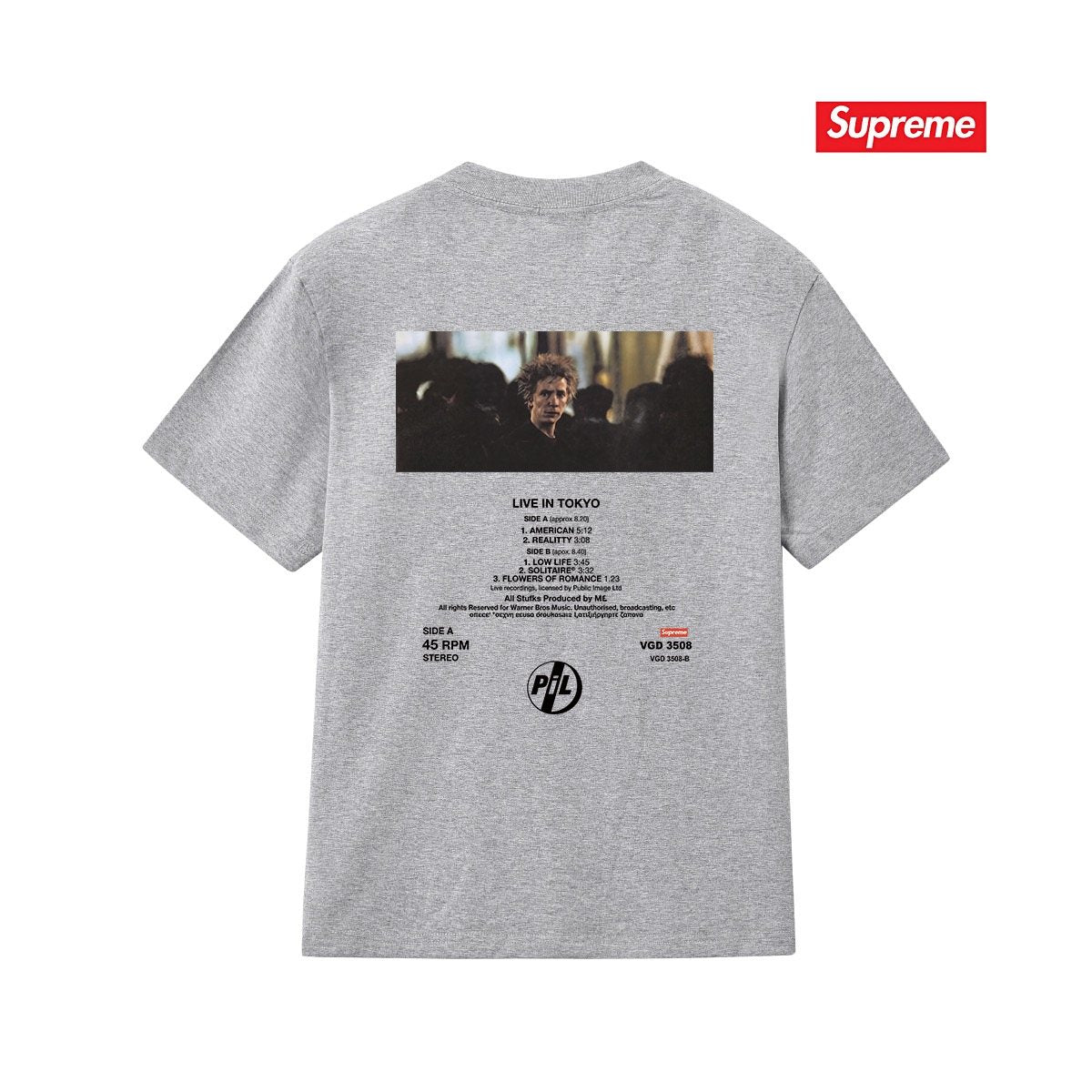 Supreme Live in Tokyo Photo Graphic T-Shirt ¡ª back