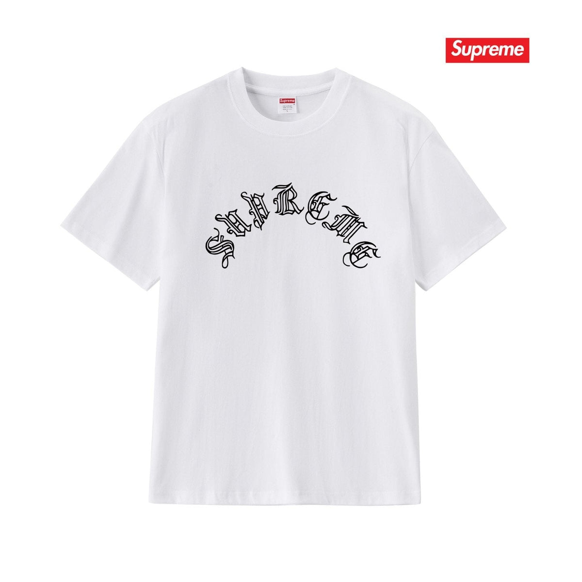Supreme Arched Gothic Graphic T-Shirt ¡ª front