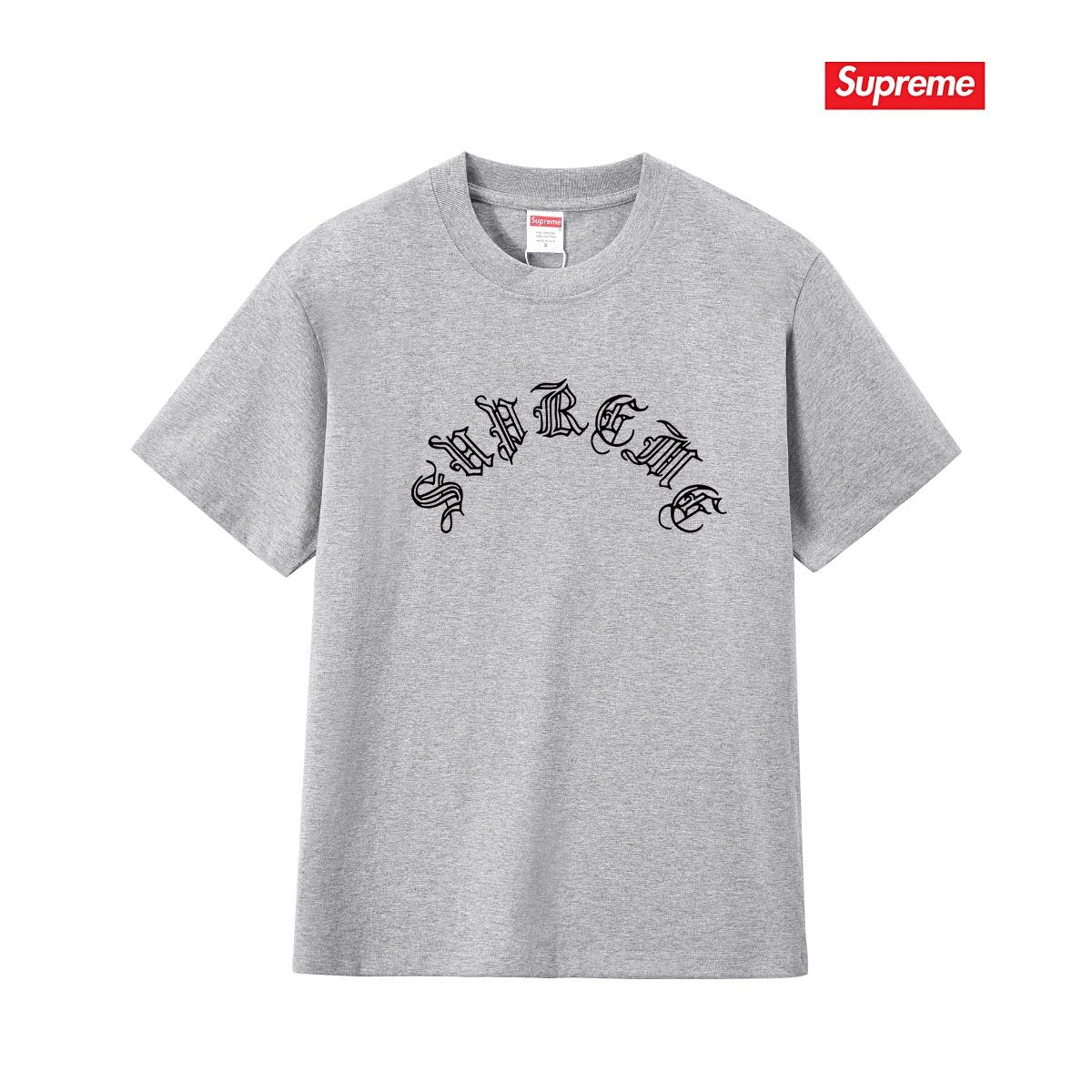 Supreme Arched Gothic Graphic T-Shirt ¡ª front