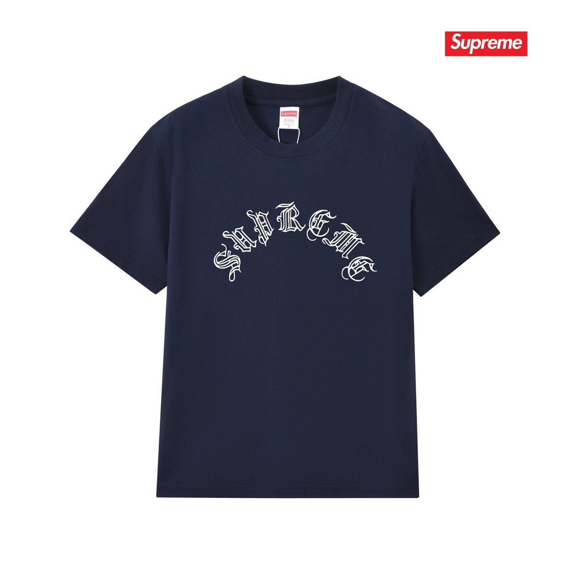Supreme Arched Gothic Graphic T-Shirt ¡ª front