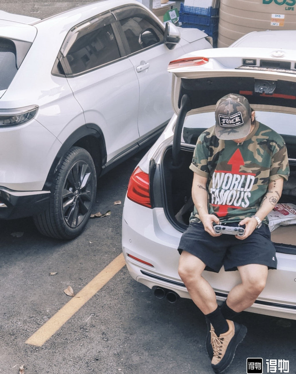 Supreme World Famous Camo Graphic T-Shirt ¡ª context