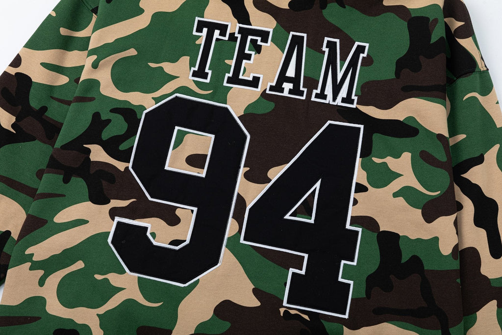 Supreme Camouflage Team 94 Graphic Hoodie ¡ª detail