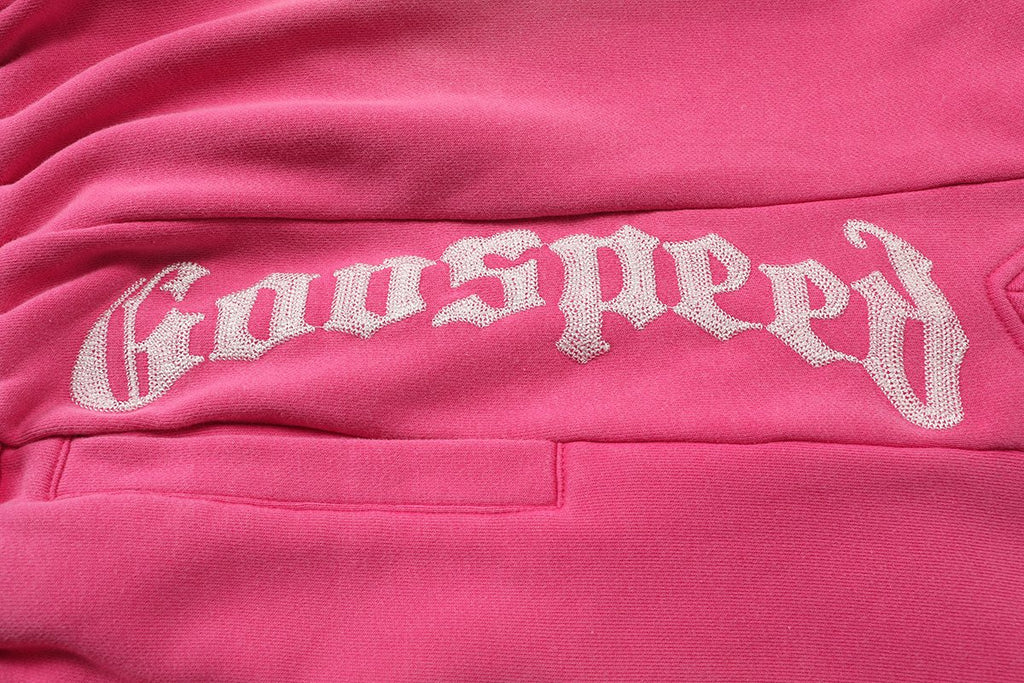 Godspeed Embroidered Drawstring Shorts ¡ª detail