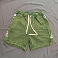 Godspeed Green Side Graphic Sweat Shorts ¡ª hero