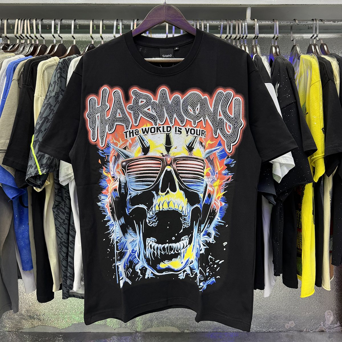 HARMONY Sunglasses Skull Graphic T-Shirt ¡ª context