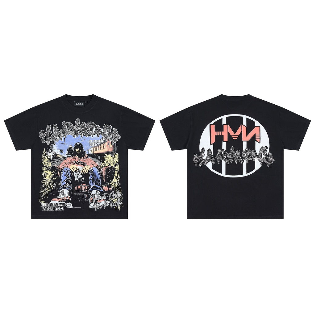 HARMONY Illustrated Graphic Short-Sleeve T-Shirt ¡ª hero