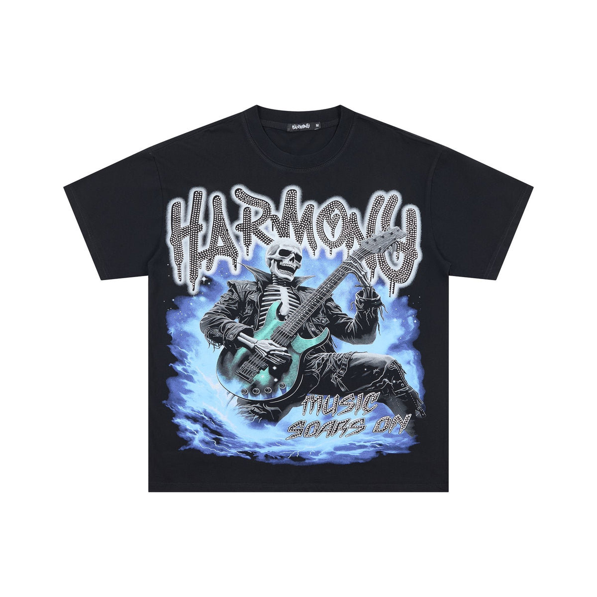 HARMONY Guitar Skeleton Graphic T-Shirt ¡ª hero