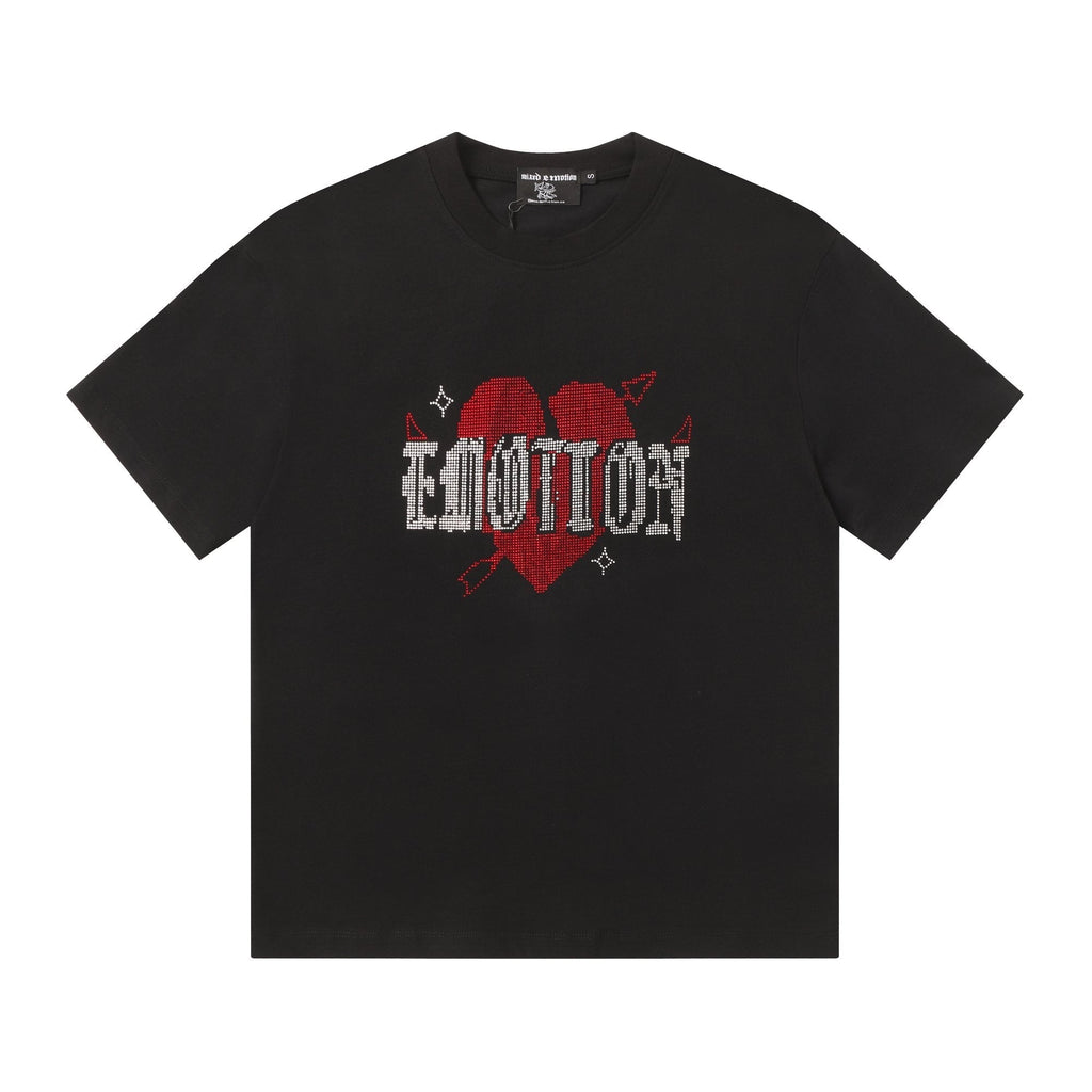 MIXED EMOTION Heart Graphic Short-Sleeve T-Shirt ¡ª hero