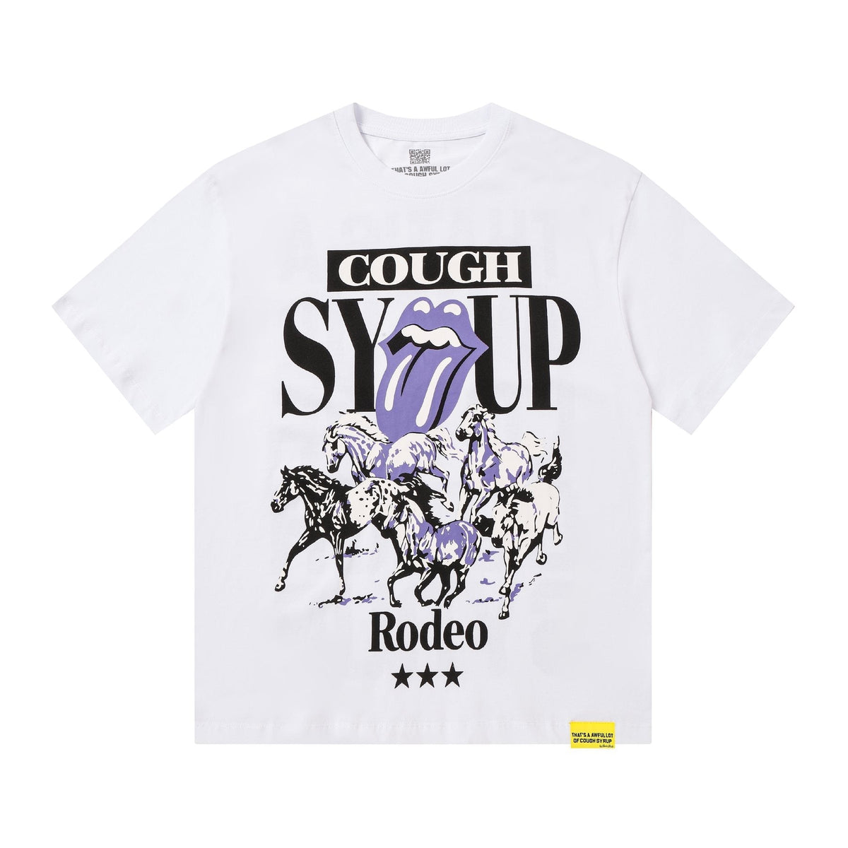 THAT'S A AWFUL LOT OF COUGH SYRUP Front & Back Graphic T-Shirt ¡ª front