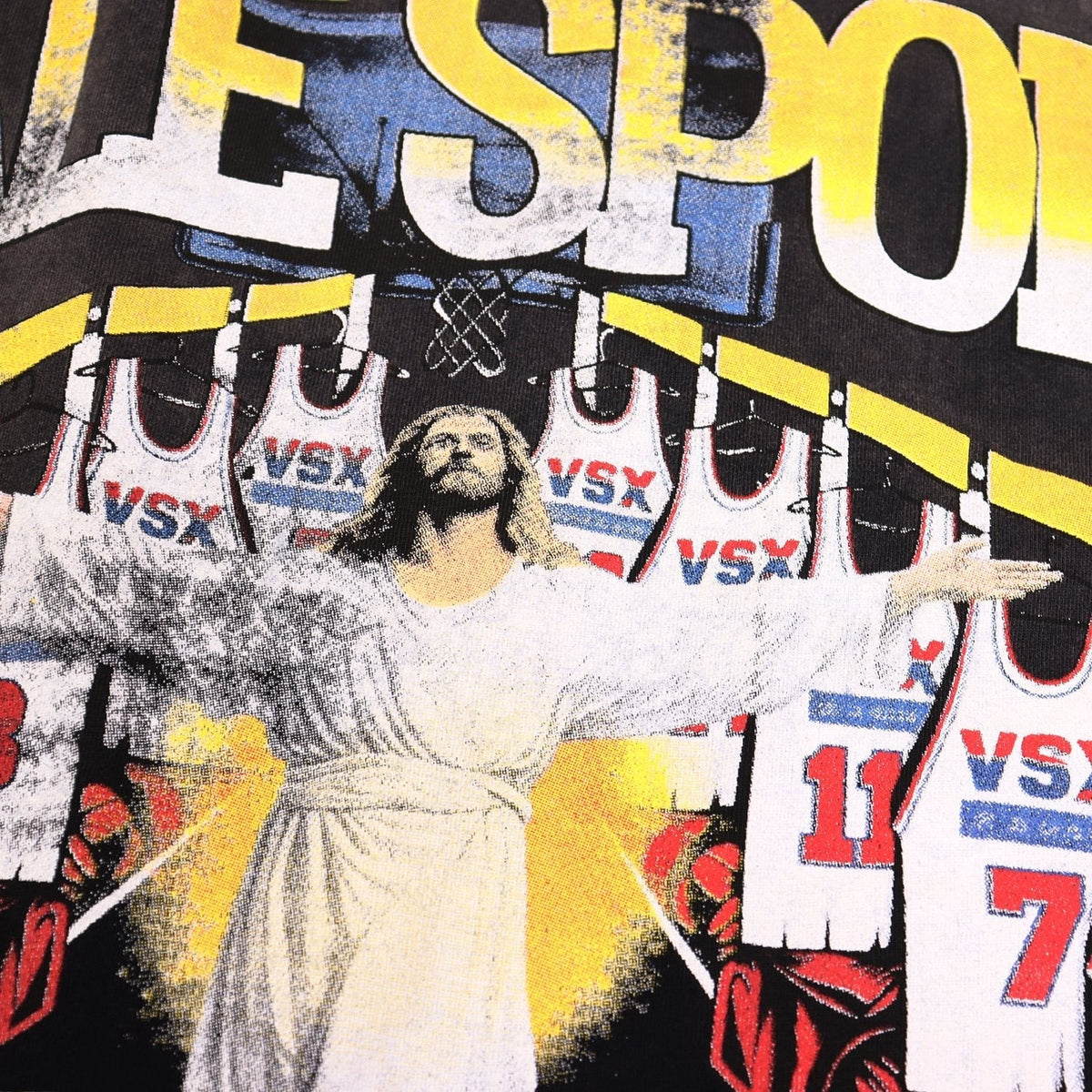 Valley Dreams Jesus Jersey Graphic T-Shirt ¡ª detail