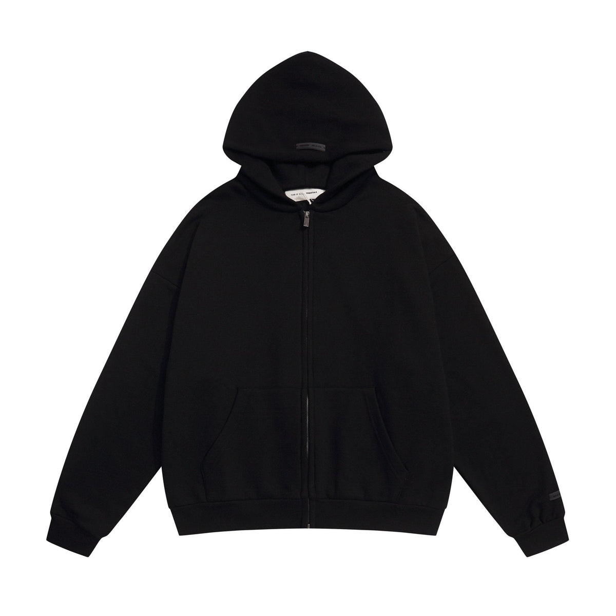 Fear of God Essentials Full-Zip Graphic Hoodie ¡ª front