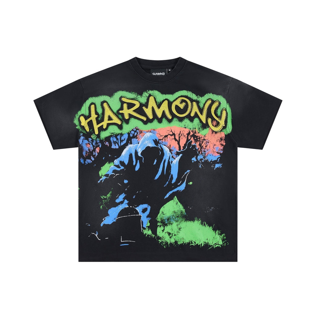 HARMONY Raw-Edge Graphic T-Shirt ¡ª hero