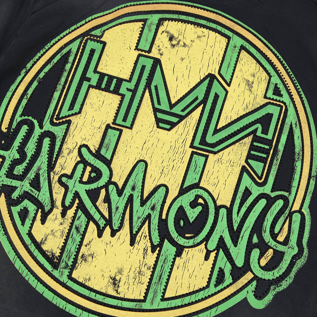 HARMONY Raw-Edge Graphic T-Shirt ¡ª detail