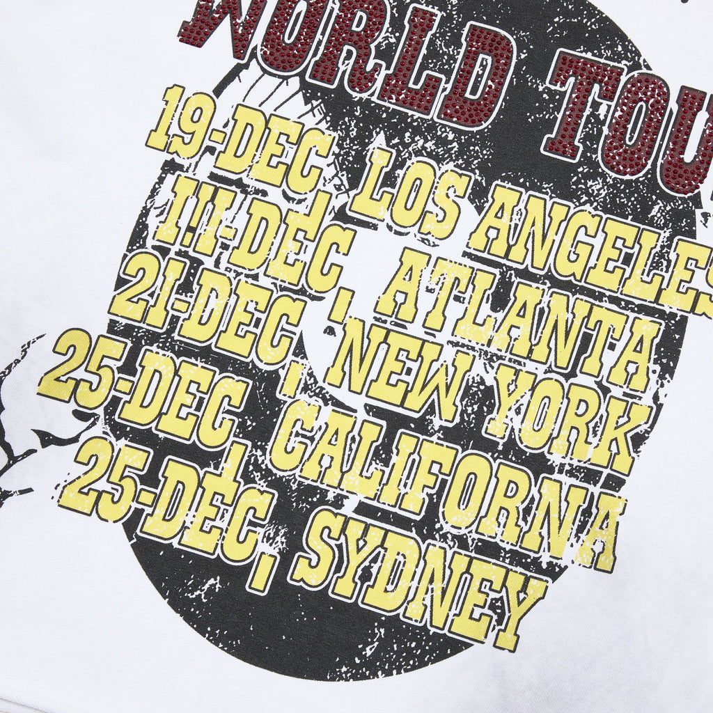 HARMONY Tour Graphic Raw-Edge T-Shirt ¡ª detail