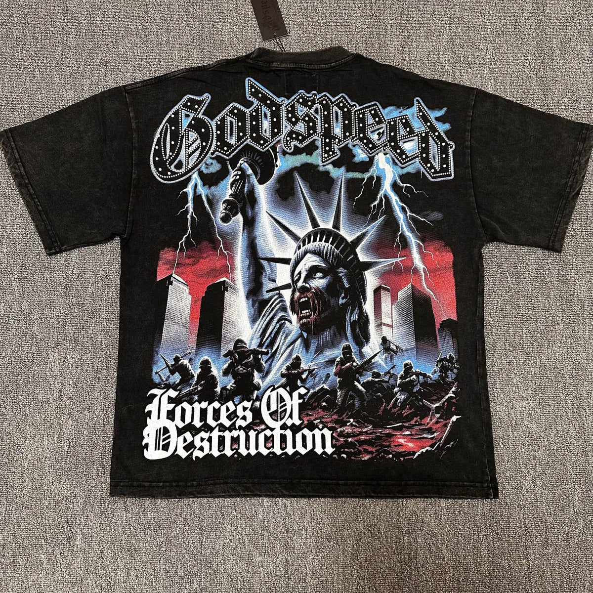Godspeed Forces Of Destruction Graphic T-Shirt ¡ª back