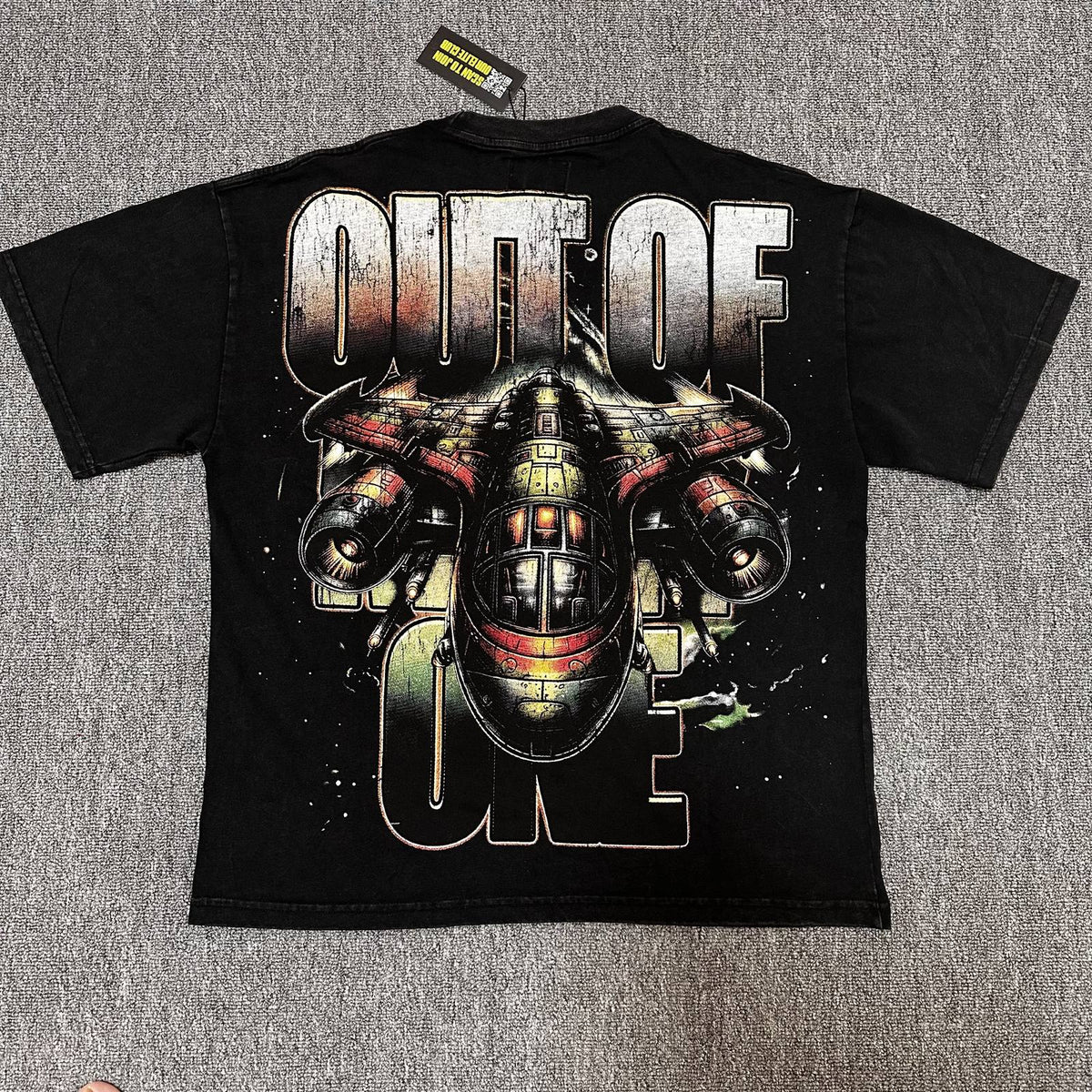 Godspeed Astronaut Skull Graphic T-Shirt ¡ª back