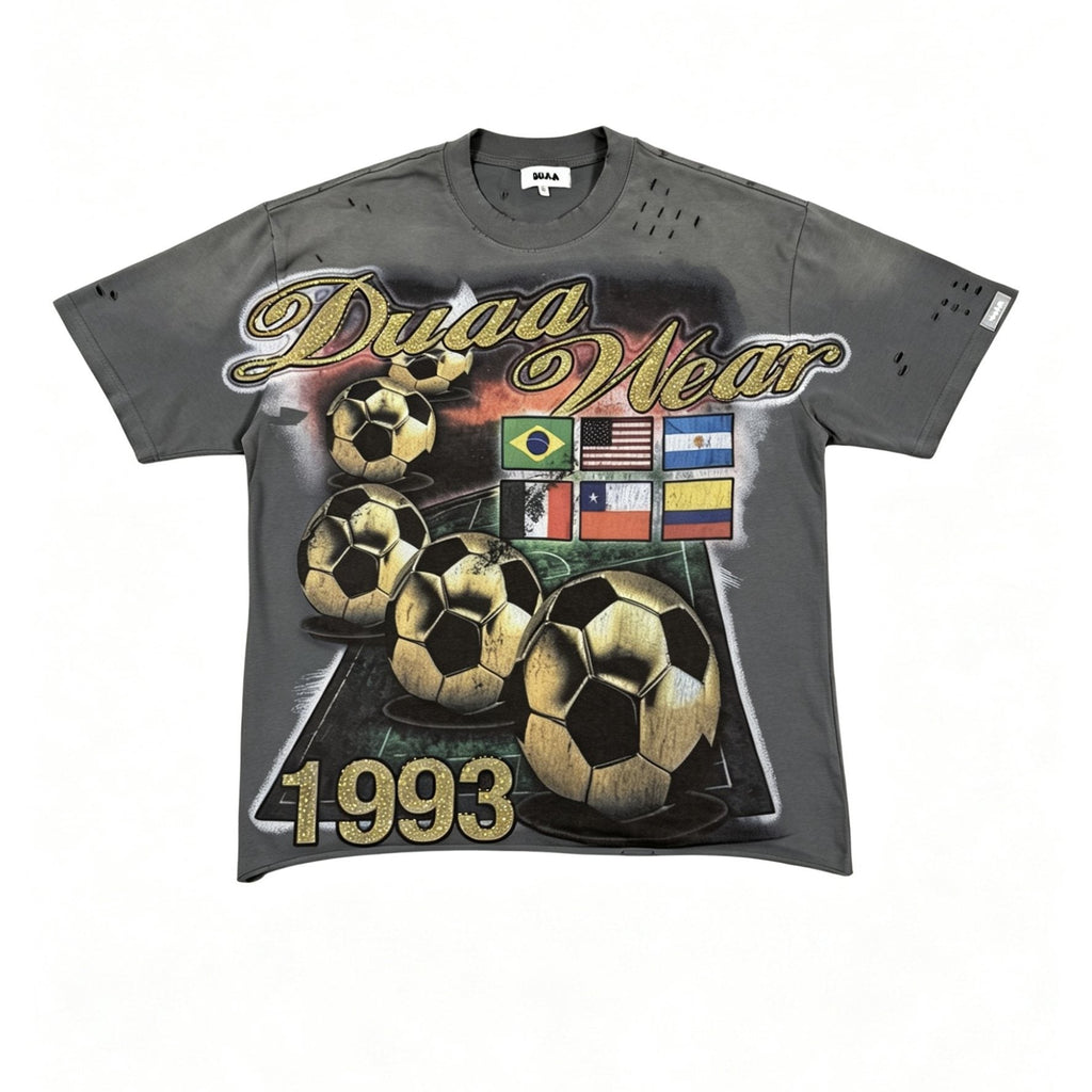 DUAA Soccer Flag Graphic T-Shirt ¡ª hero