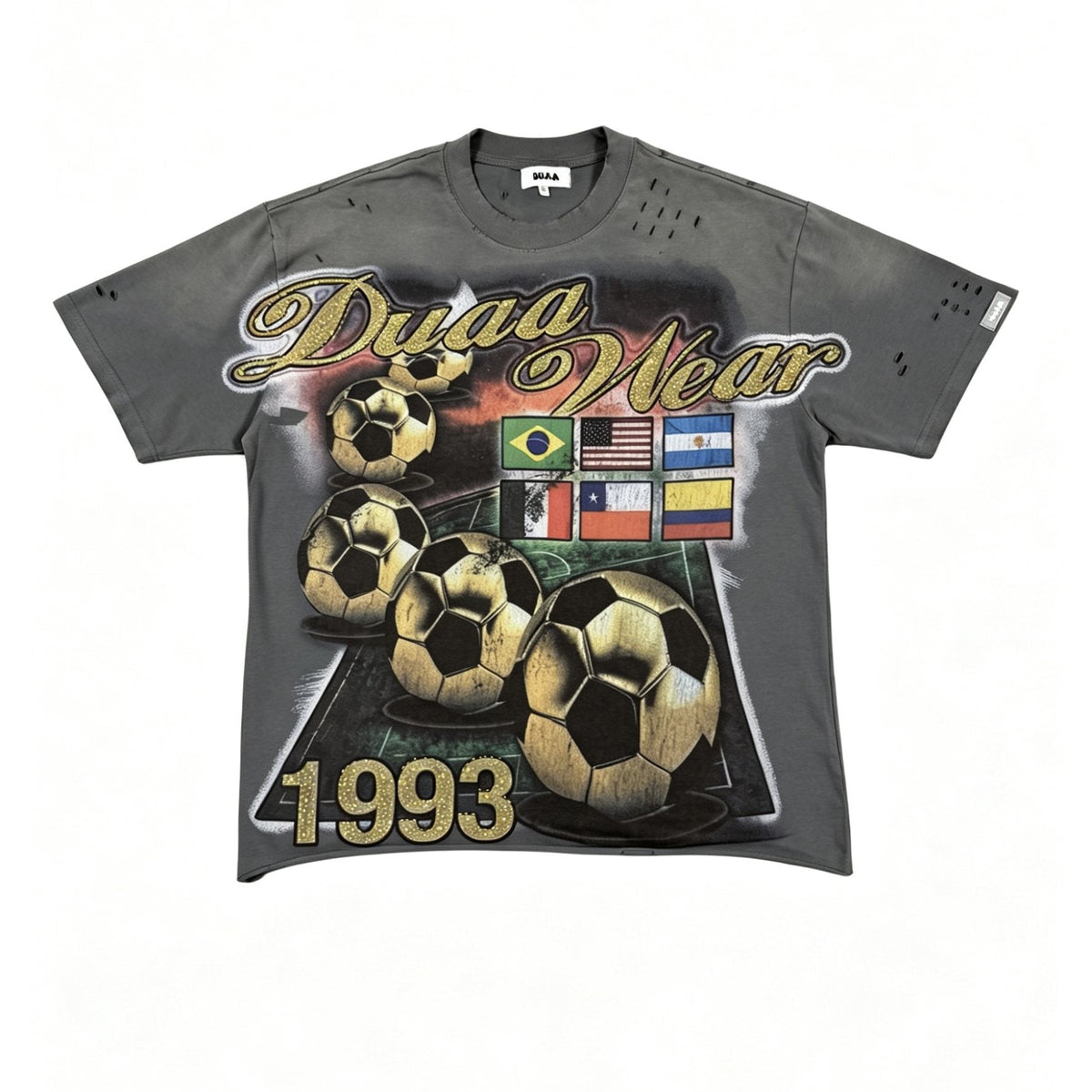 DUAA Soccer Flag Graphic T-Shirt ¡ª hero