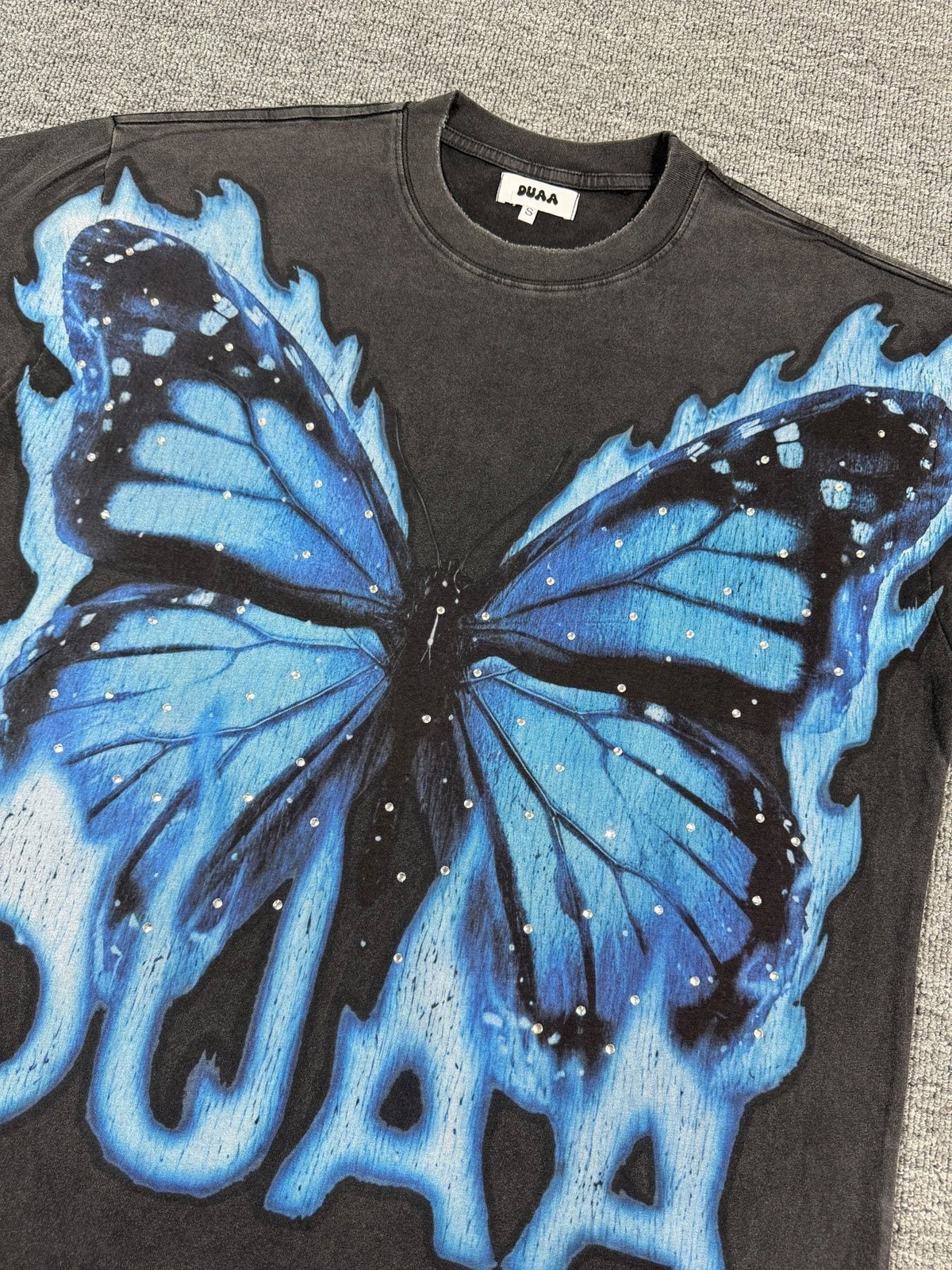 DUAA New Age Butterfly Graphic T-Shirt ¡ª detail
