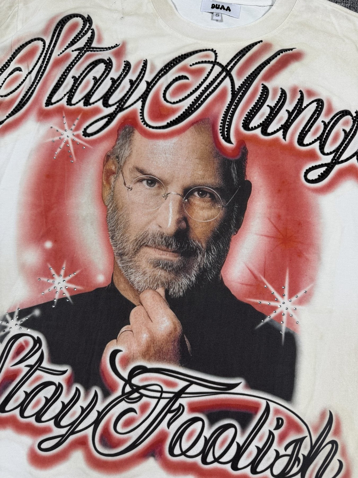 DUAA New Age Steve Jobs Graphic T-Shirt ¡ª detail