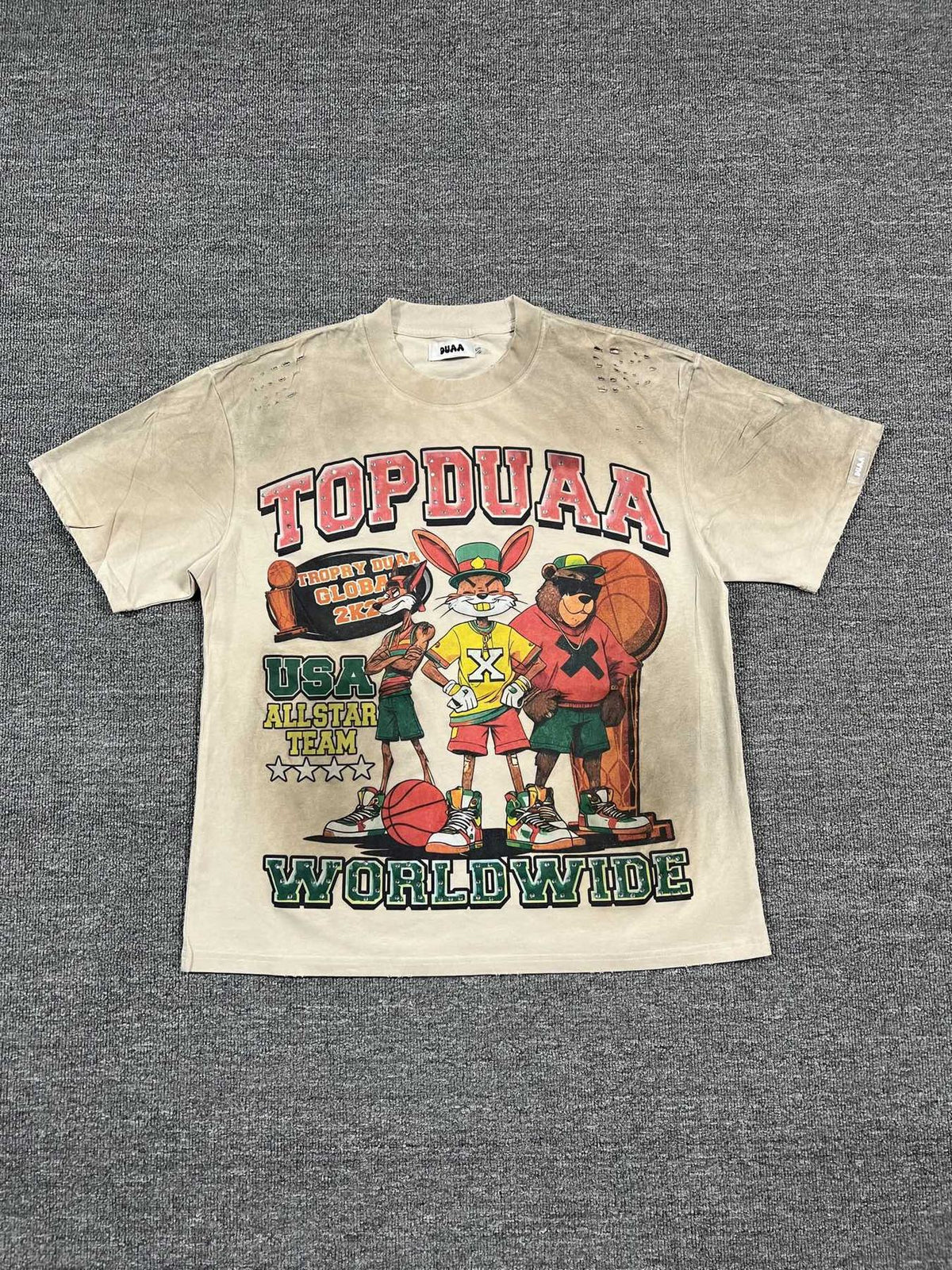 DUAA New Age Basketball Graphic T-Shirt ¡ª front