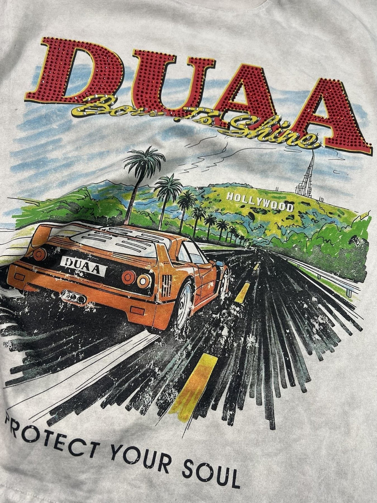 DUAA New Age Car Graphic T-Shirt ¡ª detail