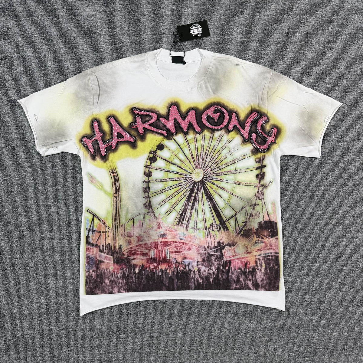 HARMONY New Age Ferris Wheel Graphic T-Shirt ¡ª front