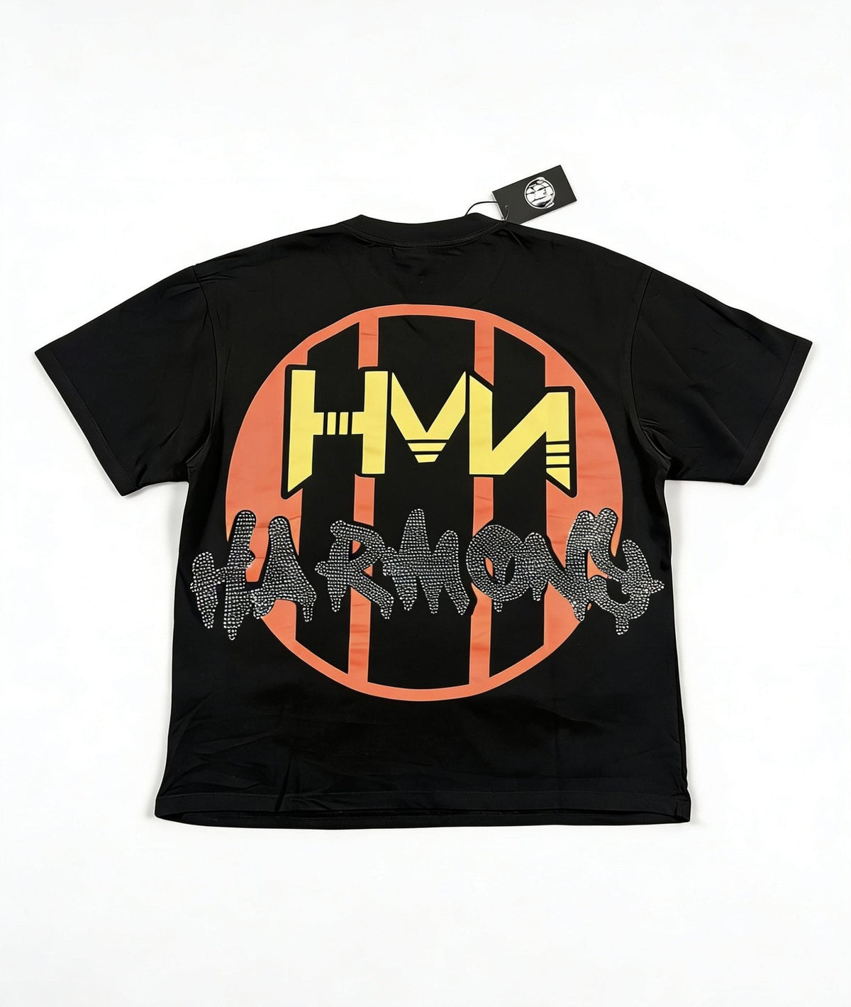 HARMONY New Age Rhinestone Graphic T-Shirt ¡ª back