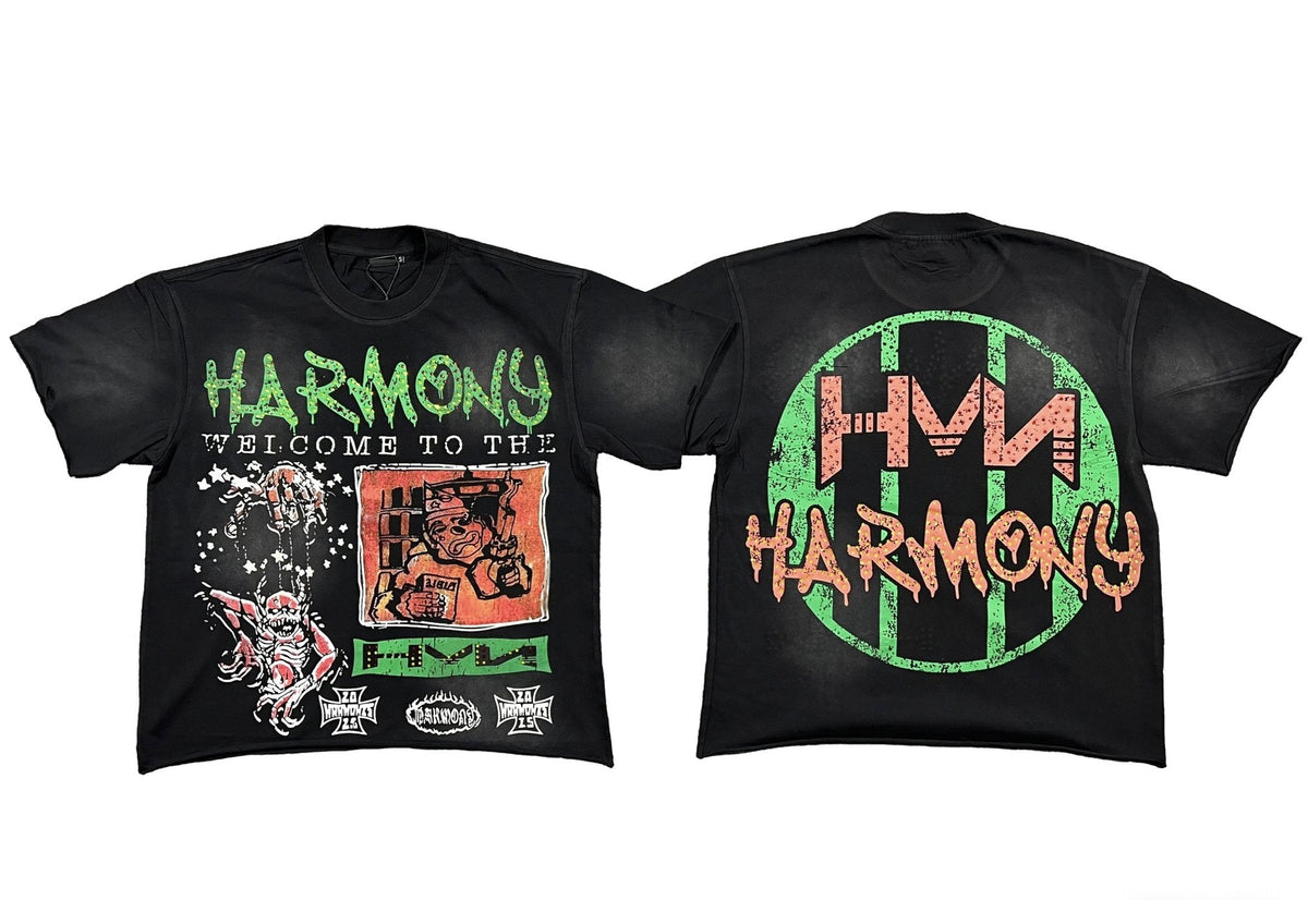 HARMONY New Age Rhinestone Graphic T-Shirt ¡ª hero