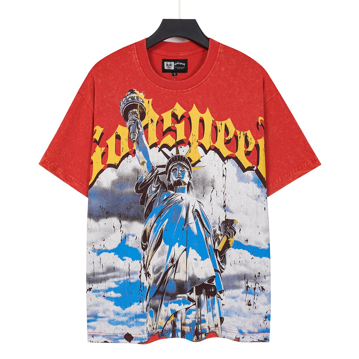 Godspeed Rock Graphic Acid-Wash T-Shirt ¡ª hero