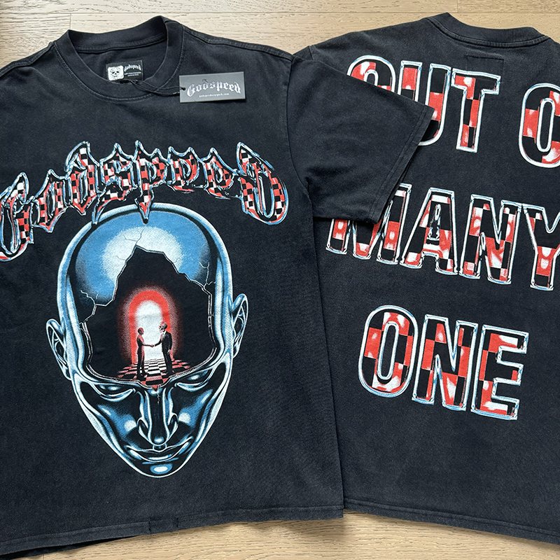 Godspeed Out of Many One Graphic T-Shirt ¡ª comparison