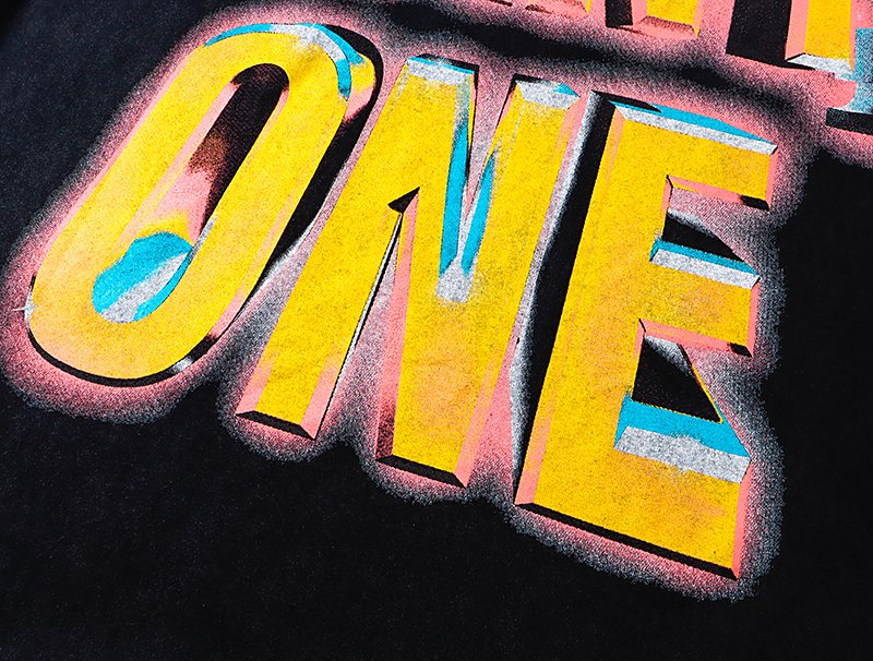 Godspeed Out of Many One Skull Graphic T-Shirt ¡ª detail