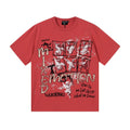 MIXED EMOTION Washed Red Front & Back Graphic T-Shirt ¡ª hero