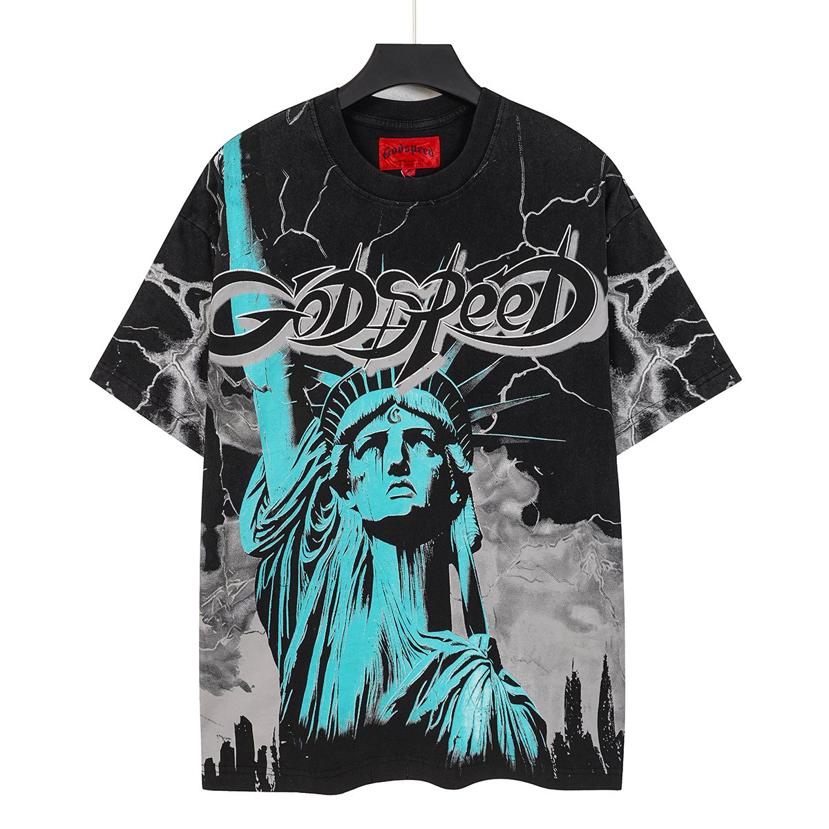Godspeed Statue of Liberty Graphic T-Shirt ¡ª hero