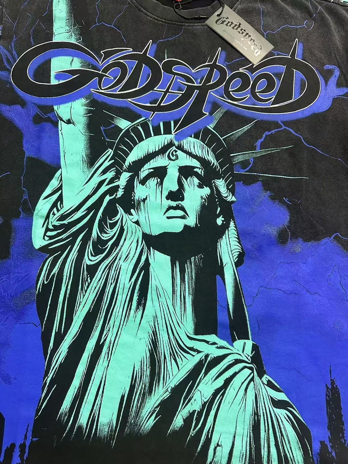 Godspeed Out of Many One Graphic T-Shirt ¡ª detail