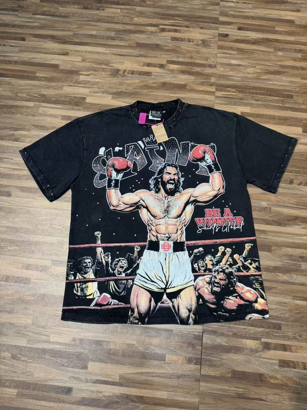 SAINT Boxer Winner Graphic T-Shirt ¡ª front