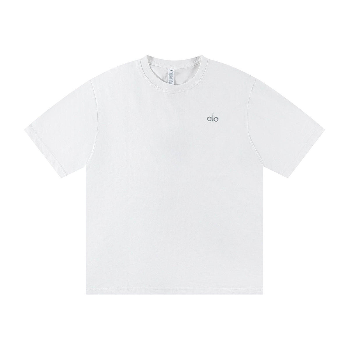 alo Solid Logo T-Shirt & Shorts Set ¡ª front