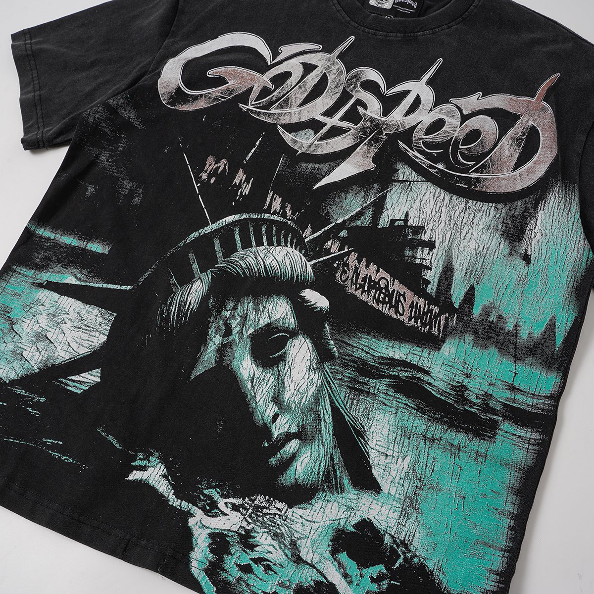 Godspeed Out of Many One Graphic T-Shirt ¡ª detail