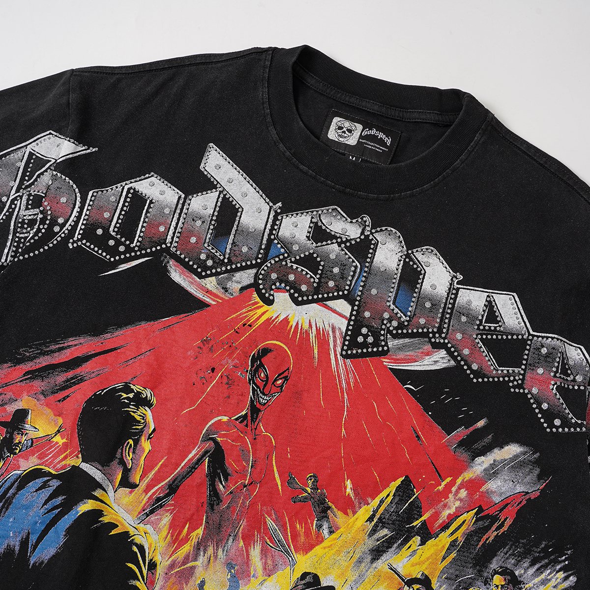 Godspeed Washed Rock Graphic T-Shirt ¡ª detail