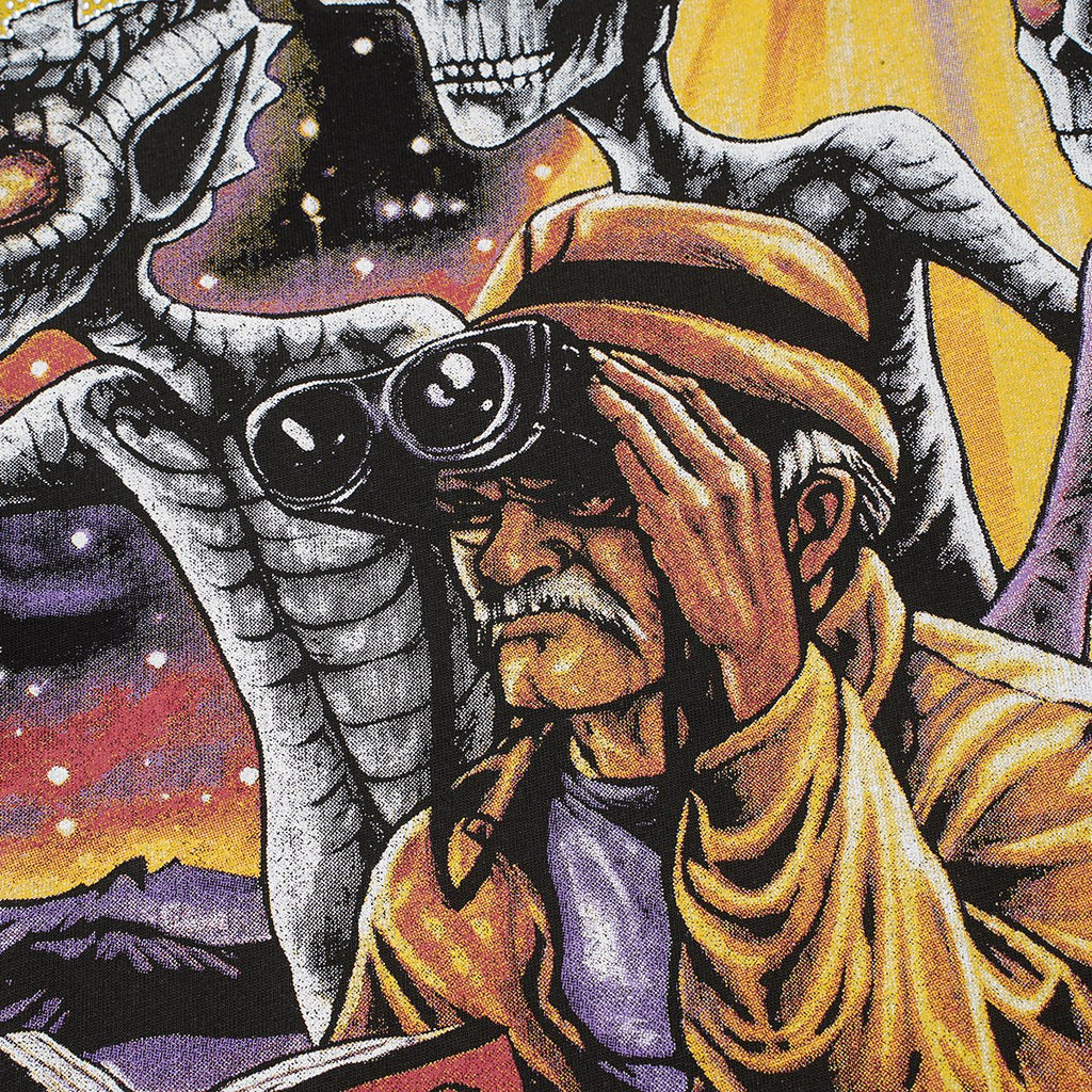 Life Hustlere No Days Off Alien UFO Graphic T-Shirt ¡ª detail