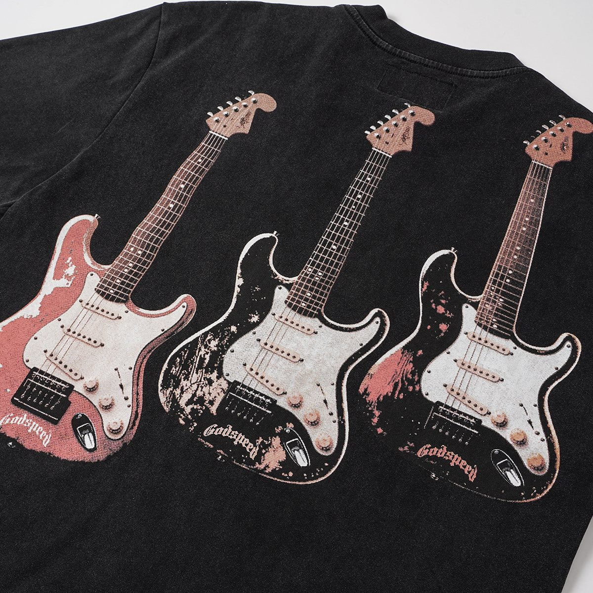 Godspeed Skeleton Band Graphic T-Shirt ¡ª detail