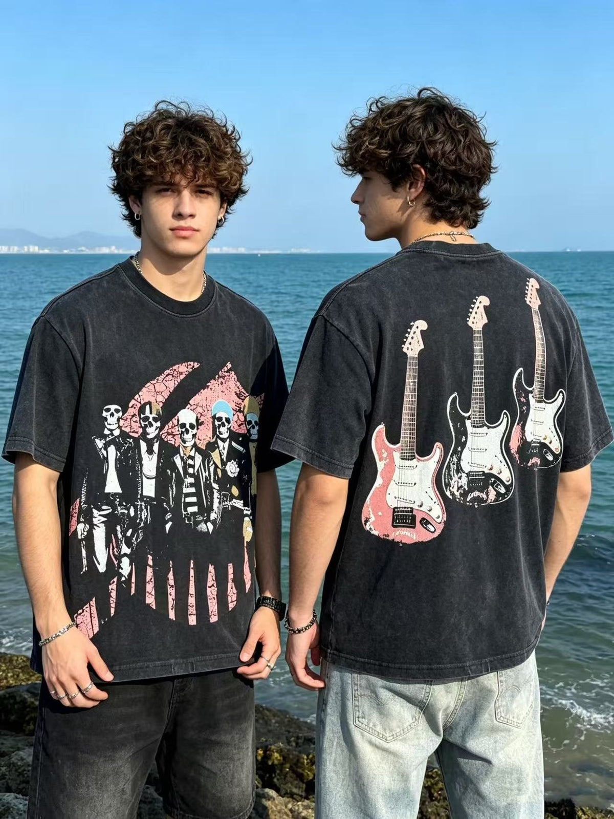 Godspeed Skeleton Band Graphic T-Shirt ¡ª context