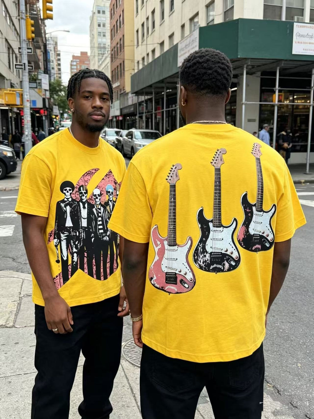 Godspeed Skeleton Band Guitar Graphic T-Shirt ¡ª context