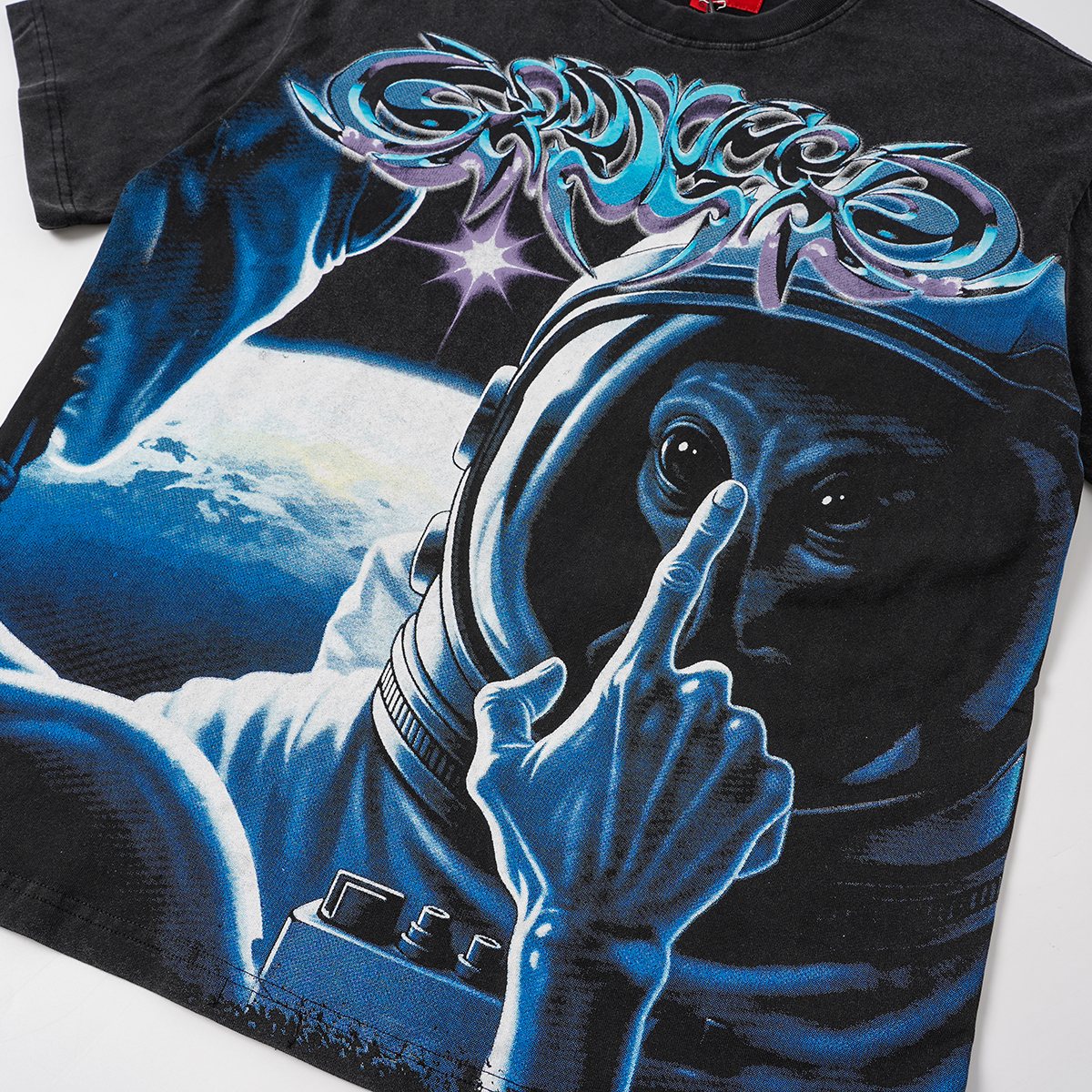 Godspeed Astronaut Graphic T-Shirt ¡ª detail