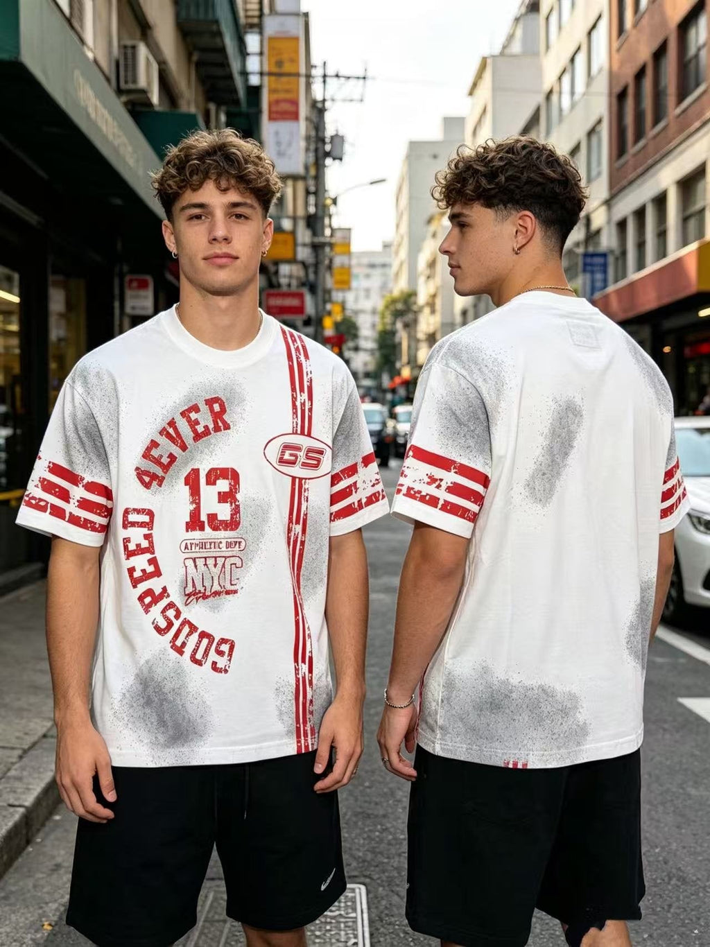 Godspeed Distressed Rock Graphic Short-Sleeve T-Shirt ¡ª context
