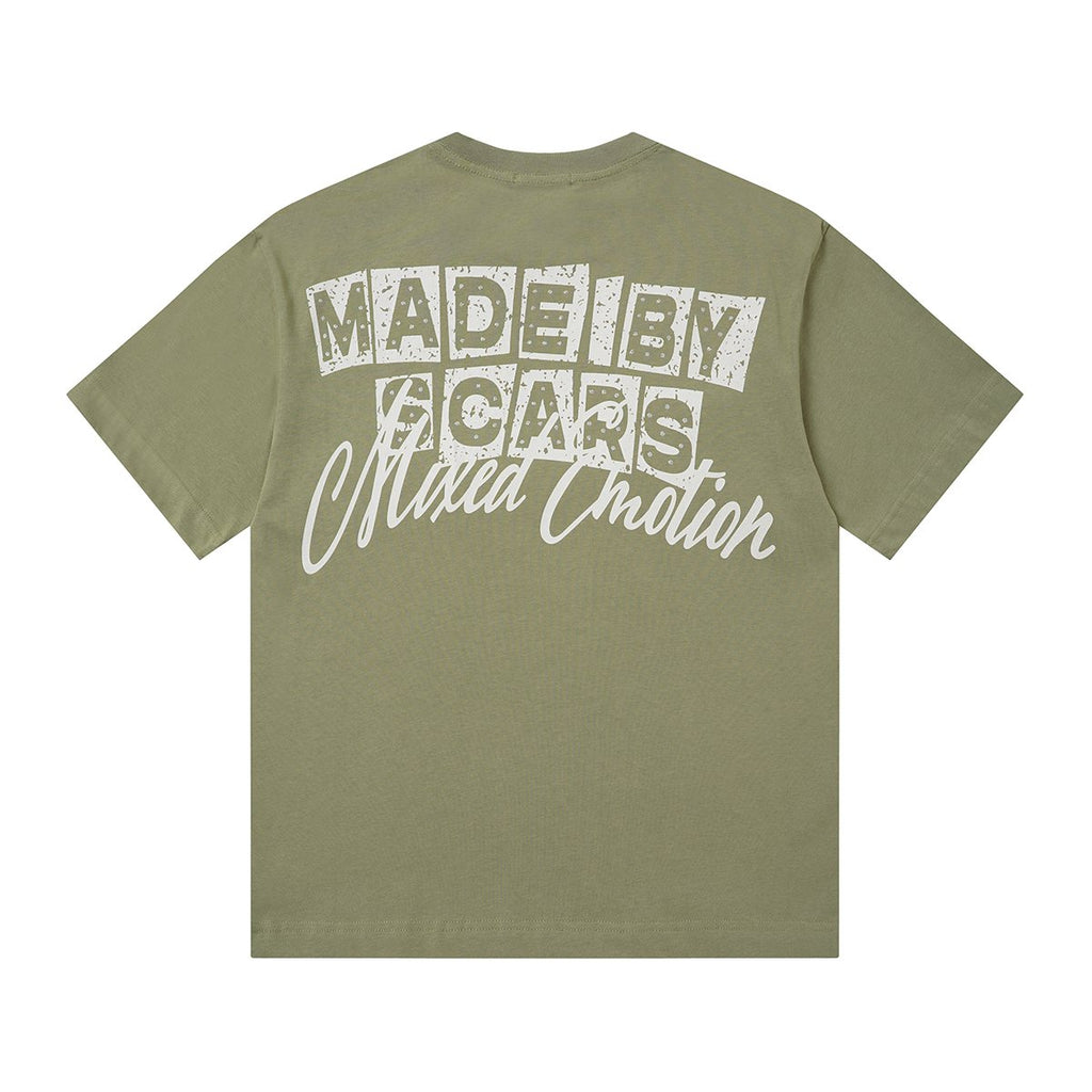 MIXED EMOTION Rhinestone Graphic T-Shirt ¡ª back