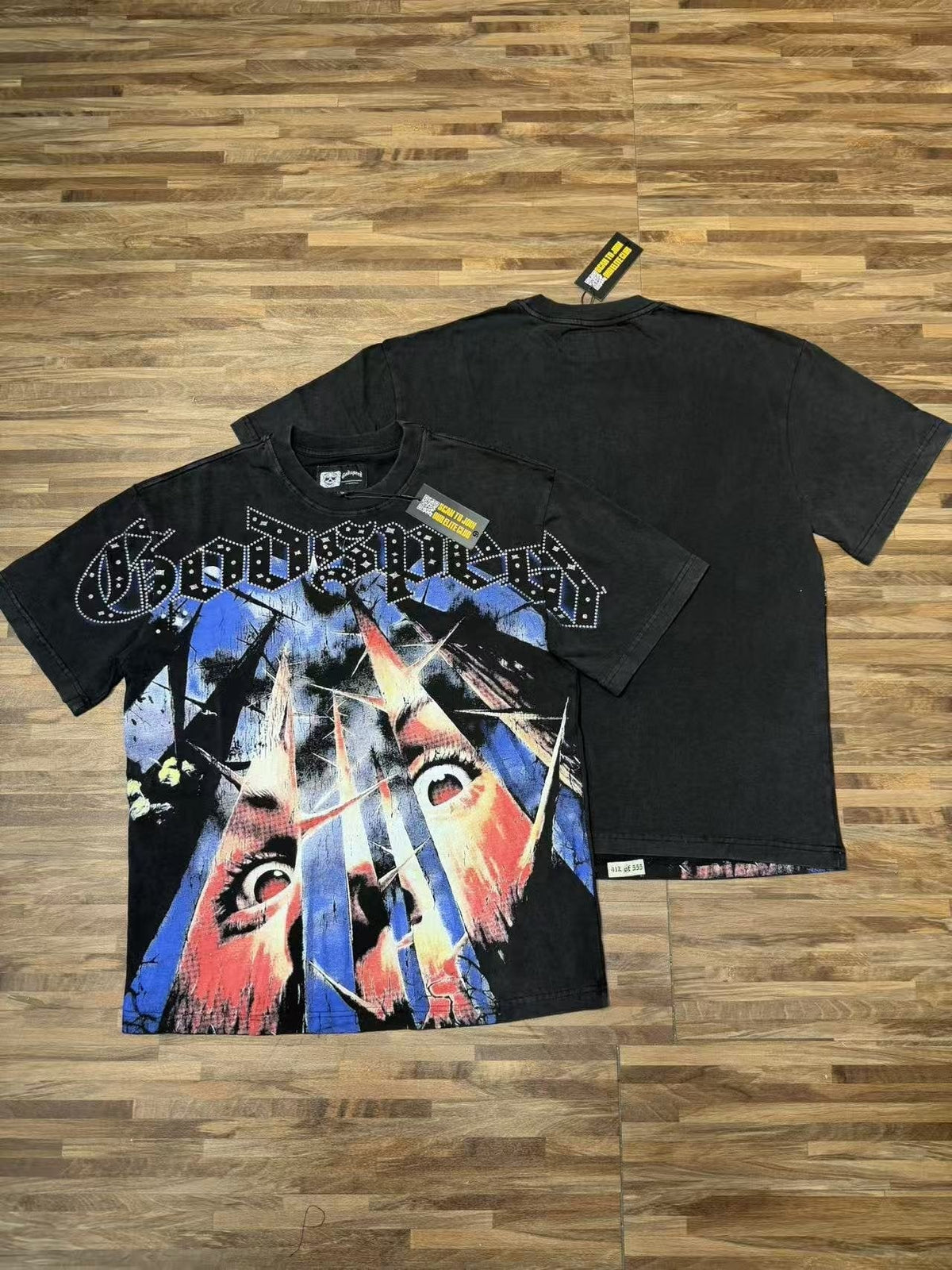 Godspeed Abstract Face Graphic T-Shirt ¡ª context
